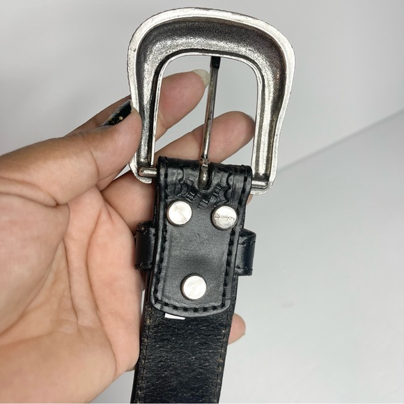 Wrangler’s Southwestern Leather Belt